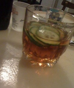 Maxine's cucumber manhattan